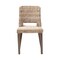 Bali & Pari Magy Modern Bohemian Grey Rattan and Natural Brown Finished Wood Dining Chair 209-12792 - alternate 3